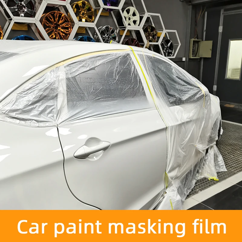 Car Spray Paint Masking Film Furniture Decoration Dust-proof Baking Room Paint Spraying Protection High Temperature Resistance