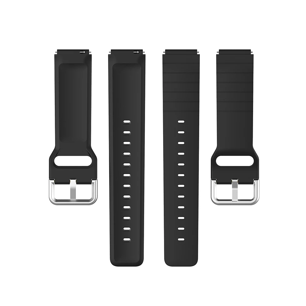 19mm Silicone Strap Watch Band for Xiaomi haylou Solar LS01 ID205 Willful IP68 Smart Watch Wristwatch Replacement Bands