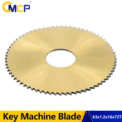 1pc Diameter 63mm 72T Key Machine Circular Saw Blade Key Cutter Blade Fit 238BS 238RS Key Cutting Machine Locksmith Tools