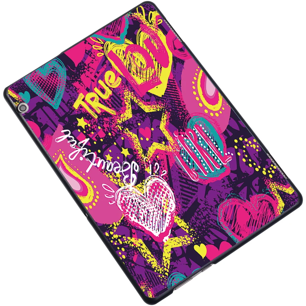 Case for Huawei MediaPad T5 10 10.1 Inch AGS2-L09/W09/L03 Plastic Tablet Protective Back Shell + Free Stylus