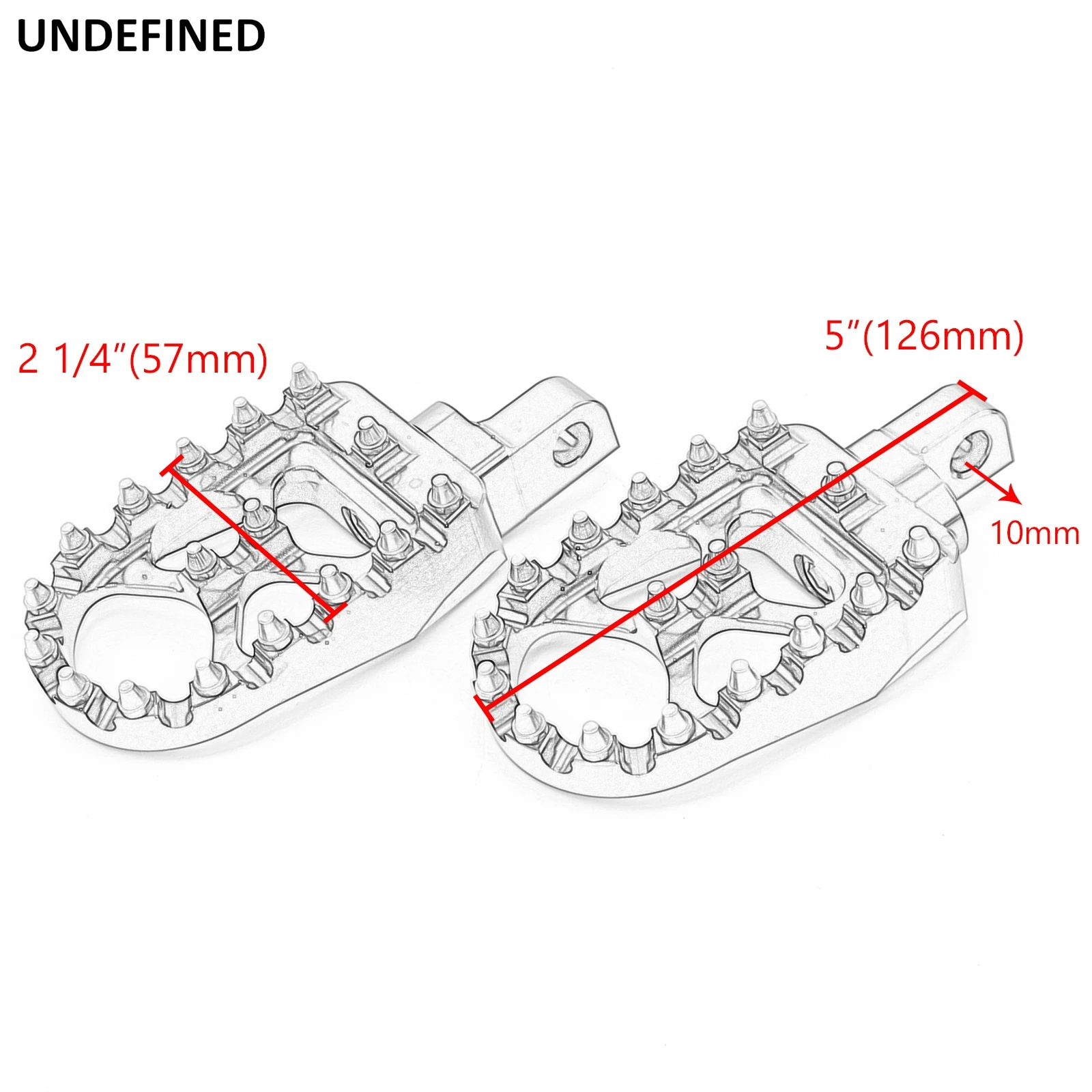 For Harley Sportster XL883 XL1200 Rocker FXCW FXS FXSB FXSE Wide Fat Footrest Foot Pegs 360 Roating Motorcycle MX Bobber Style