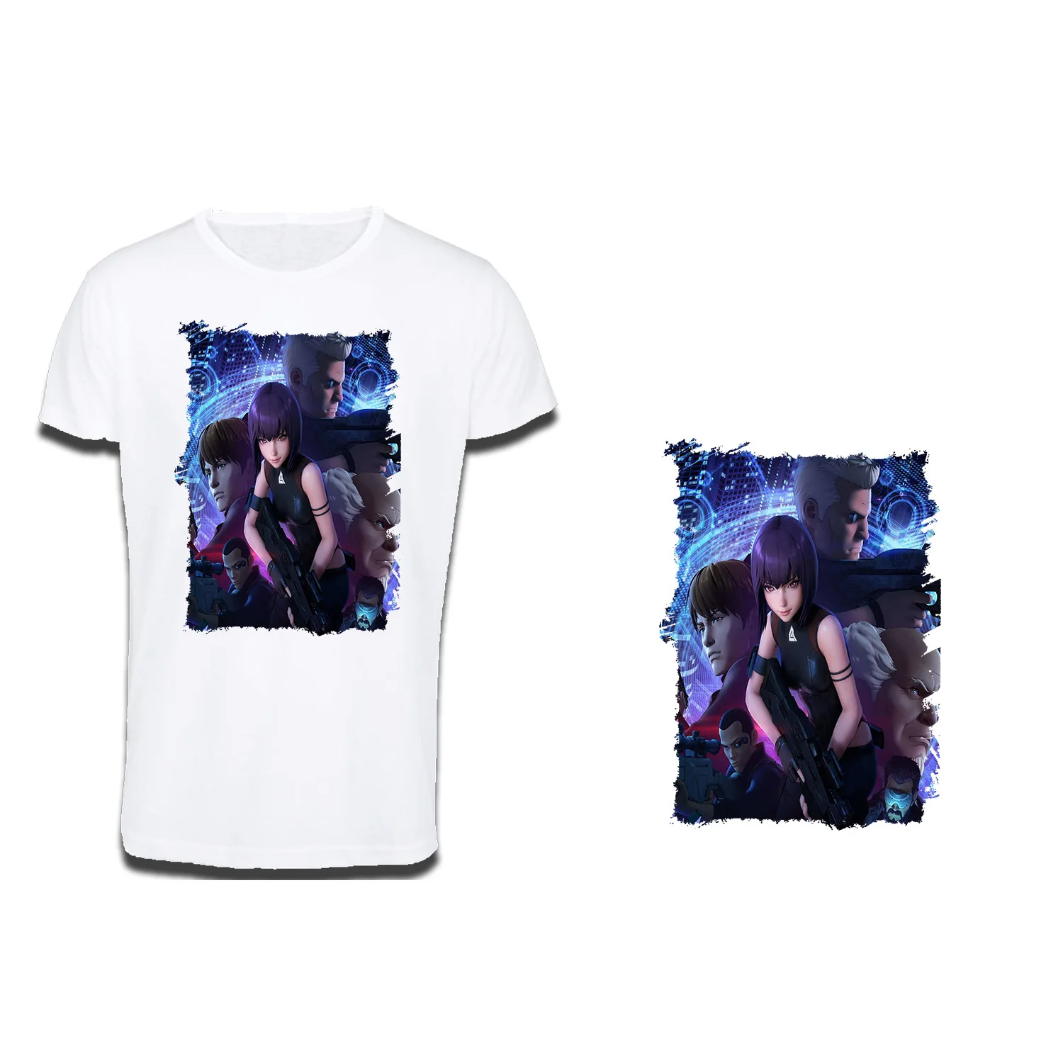 T-SHIRT cotton touch A3 GHOST IN THE SHELL MOVIE cotton touch T-shirt