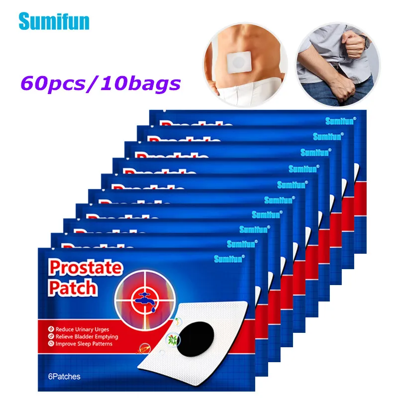 

Sumifun 60Pcs Man Prostatic Navel Plaster Prostatitis Prostate Treatment Patches Medical Urological Urology Patch Health Care