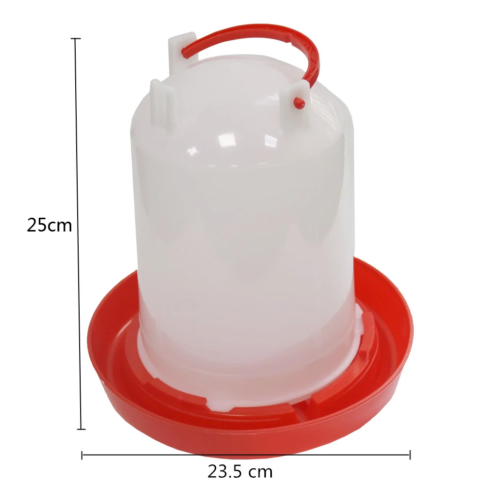 Chicken Drinker Quail drinking equipment Waterer Poultry Water Drinker Farm Animal Poultry Feeding tool Chicken Water barrel 1Pc