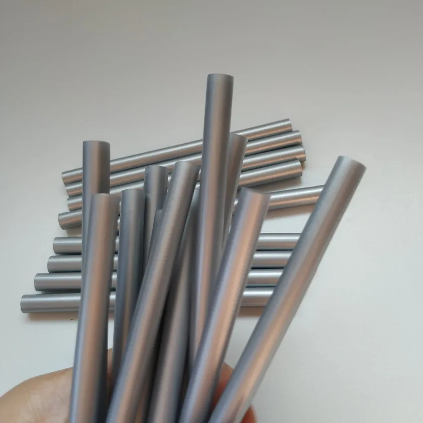 

10Pcs Silvery Hot Melt Adhesive Stick Metallic luster Sterling Silver Paint glue stick , For Electric Glue Gun 7x200mm