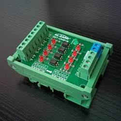 NPN Optocoupler isolation board PLC signal level voltage conversion board 1.8 3.3 5 12 24V DST-1R2P/4P/8P-N