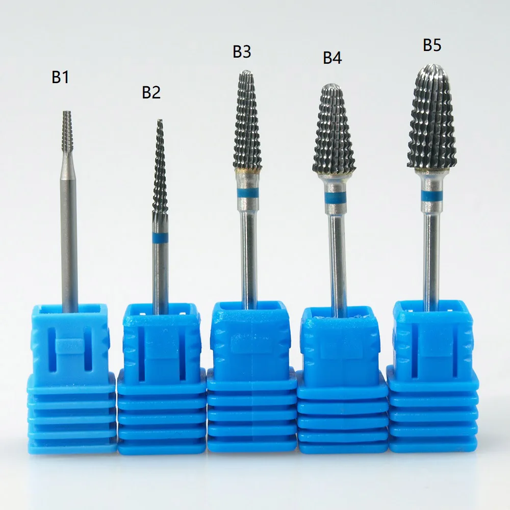 

Easy Nail Nail Drill Bits Carbide Milling Cutters For Manicure Cuticle Remover Pedicure Drill Machine Bit 3/32"