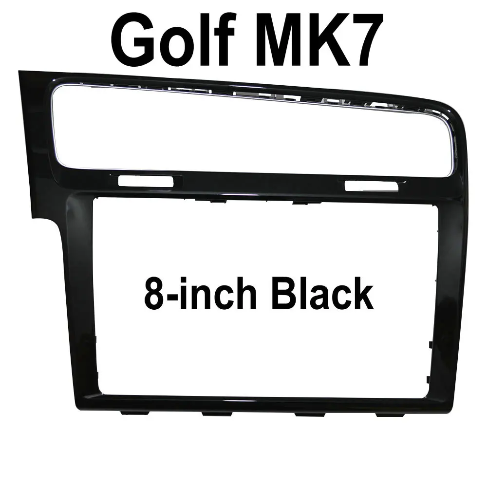 8 inch / 9.2 inch Piano Black MIB Radio Frame Panel Plates Decorative Frame for VW Golf 7 MK7 Golf 7.5 MK7.5 MIB Stereo