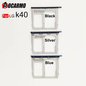 Bilashmart Aocarmo LG K40 / K12 Plus K12+ Sim  SD Card Reader Holder Tray Slot X420EM Replacement Part