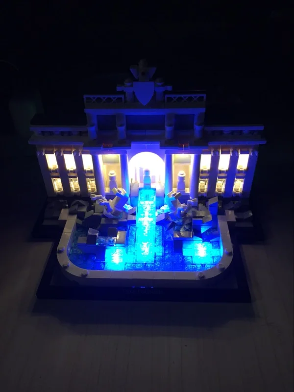 EASYLITE LED Licht Set Für 21020 Trevi Brunnen DIY Spielzeug Blöcke Ziegel Nur Beleuchtung Kit Nicht Enthalten Modell