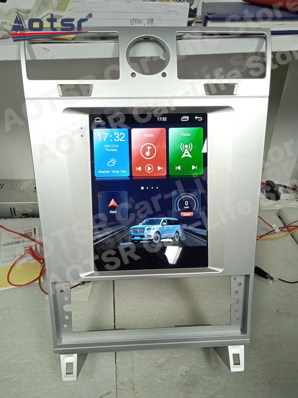 

AI Vertical Screen Android 14 Multimedia Radio For Lincoln Navigator 2005 2006 2007 2008 2009 GPS Audio Stereo Player Head Unit