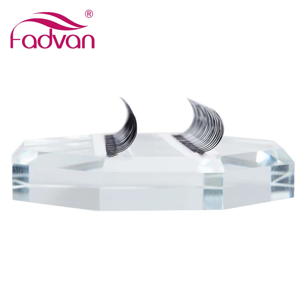 Fadvan Premade Volume Fan Eyelash Extensions Short Stem Soft 3D/4D/5D Russia Volume Fan Lashes Extension Supplies