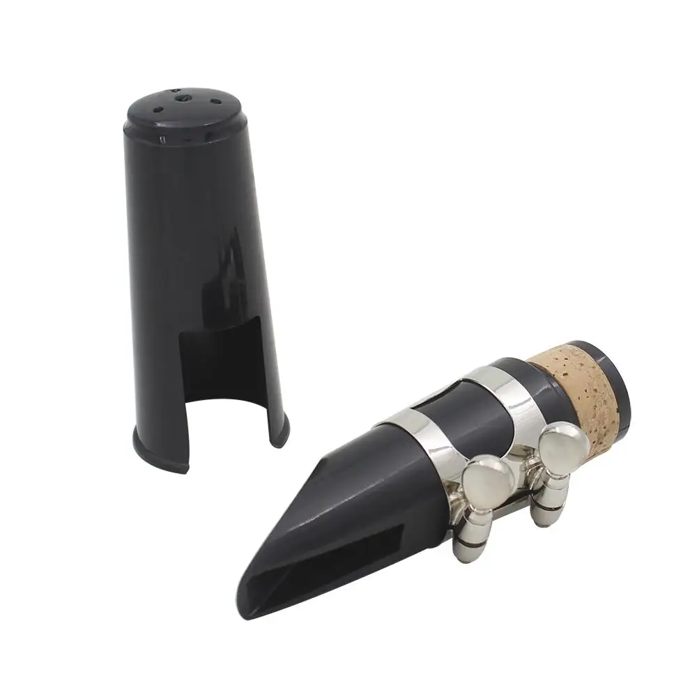 ABS Clarinet Mouthpiece Tube Head + Reed+ Cap Metal Ligature Clarinet Mouthpiece Professional Instrument Set