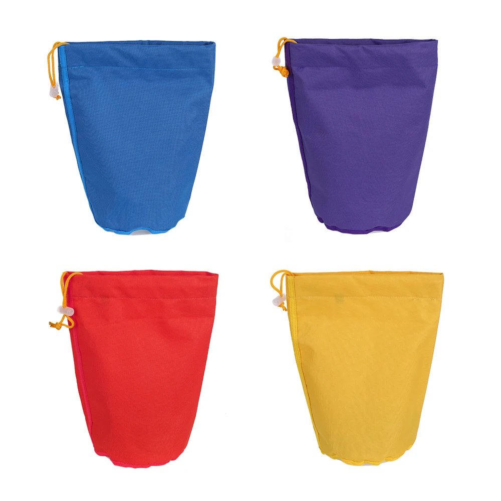 4pcs/set Herbal Ice Essence Extractor Kit Set Gallon Mesh Bag Bubble Bag Drawstring Extraction Bags with Pressing Screen