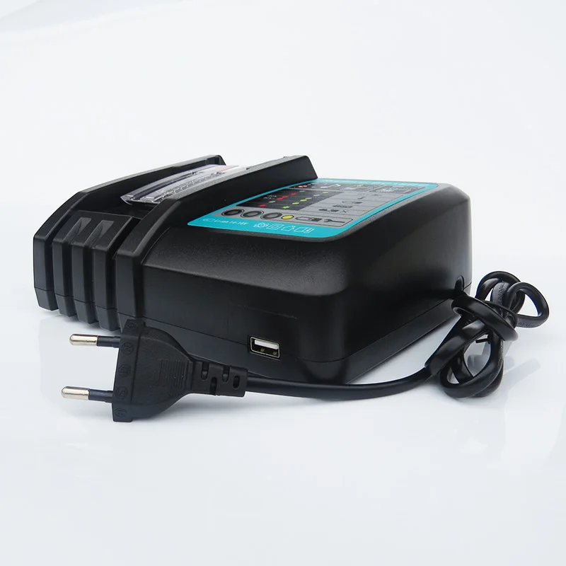 NEW DC18RCT Li-ion Battery Charger 3A Charging Current for Makita 14.4V 18V BL1830 Bl1430 DC18RC DC18RA Power Tool USB dustproof