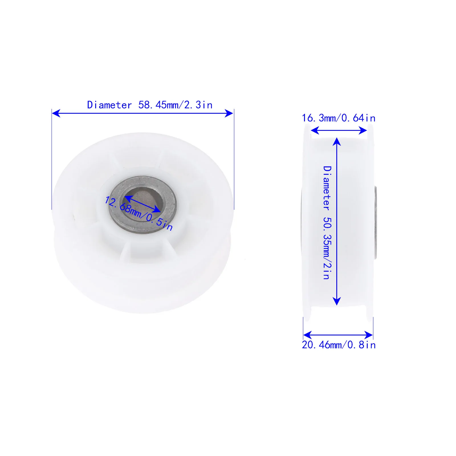 4560 el3001a suszarka koło pasowe luźne wymiana koła i łożyska pasuje do LG Kenmore P4438625,1267529,PS3523032