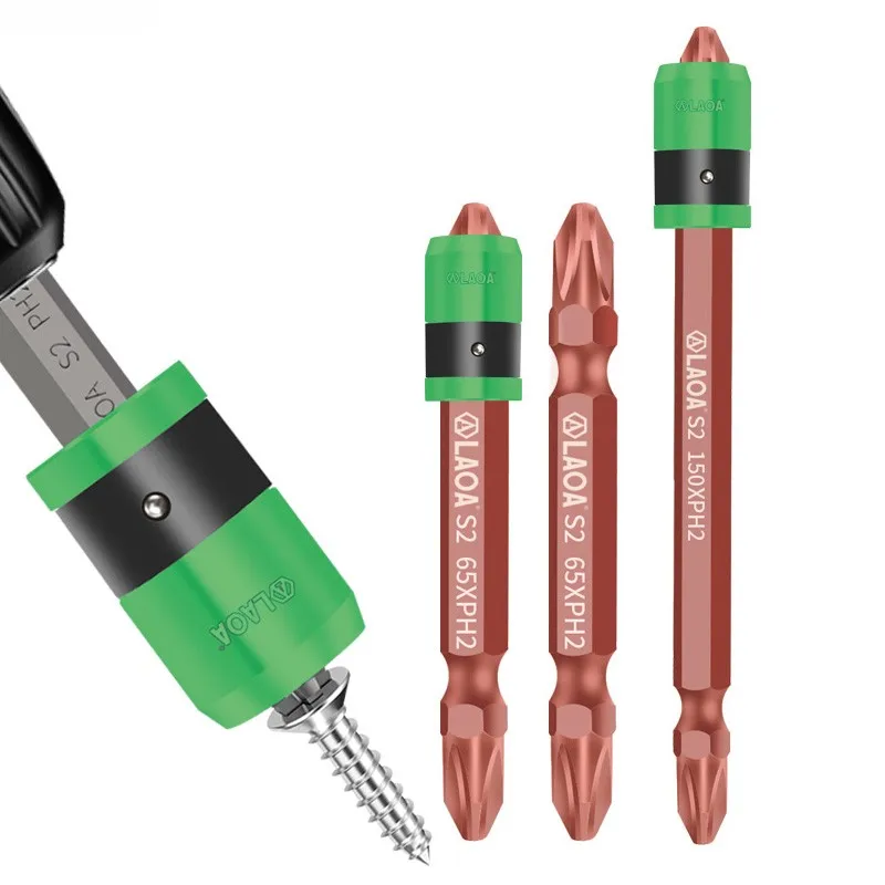 LAOA S2 1/4 "Vít Điện Mũi Điện Từ Mạnh 65Mm Điện Vít Và Vòng Nam Châm