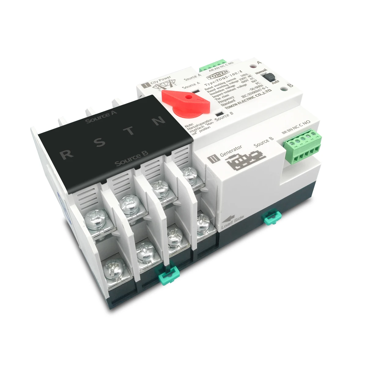 Imagem -02 - Mcb tipo Interruptor de Transferência Automático de Potência Dupla Ats p 63a 230 v