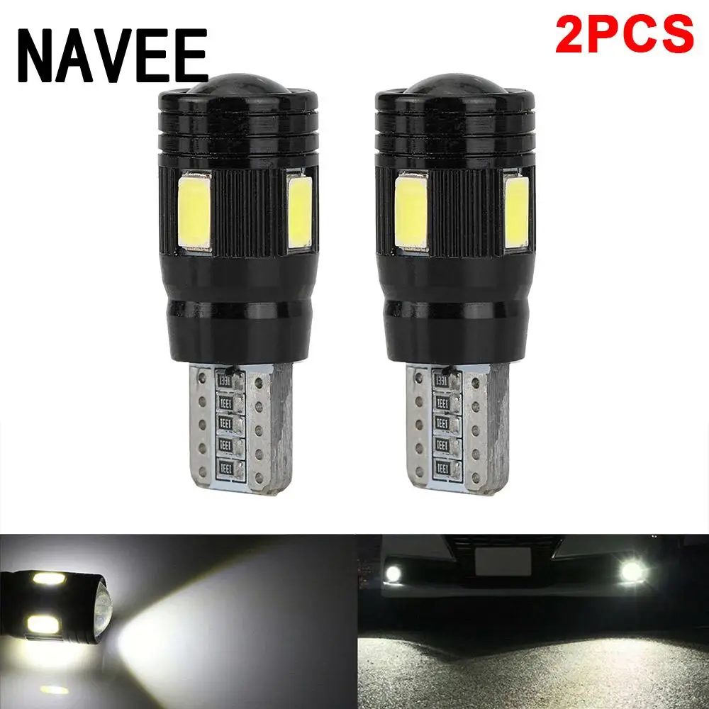 2pcs 5050 5SMD Error Free Bulbs for Car Interior Dome Map Door Wedge Lights