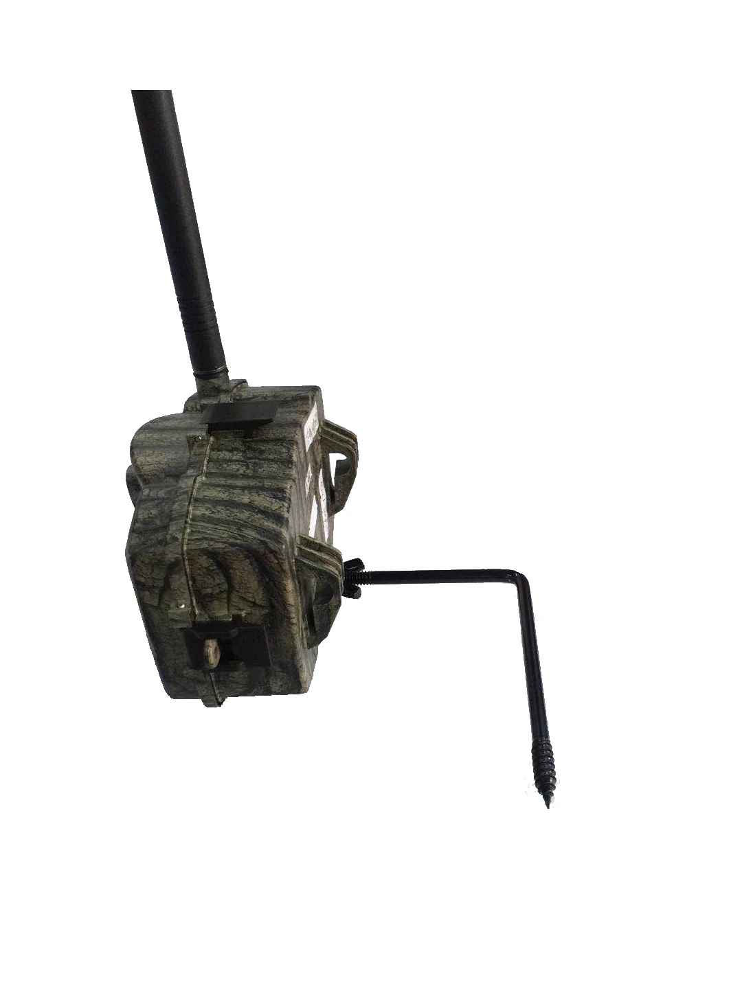 BolyGuard L Shape Hunting Camera Mounts Fixed To Trees or Woods DC Cable to Connect Power Source and Hunting Trail Wild Cameras