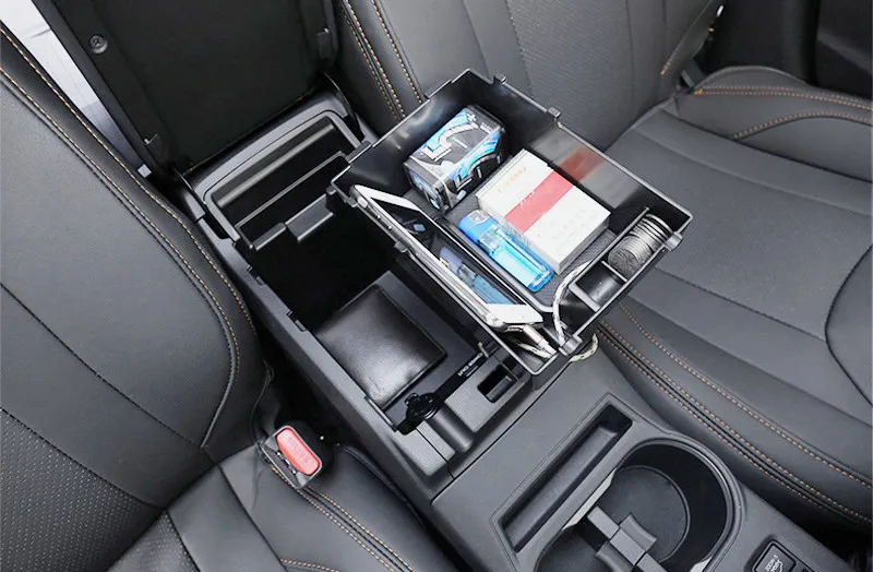 For Subaru XV 2018 2019 2020 2021 Car Accessories Plastic Central Armrest Storage Glove Box Holder Tray 1 pcs