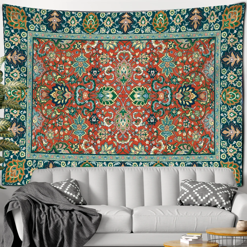 Mandala Tapestry Wall Hanging Sandy Beach Throw Rug Blanket Camping Tent Travel Mattress Sleeping Pad Indian Mandala Tapestry