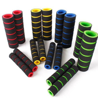 4Pcs/set Motorcycle Handlebar Grip Universal Handle Bar Cover Brake Clutch Lever Soft Sponge Foam Grips Cover Motorcycles Grip