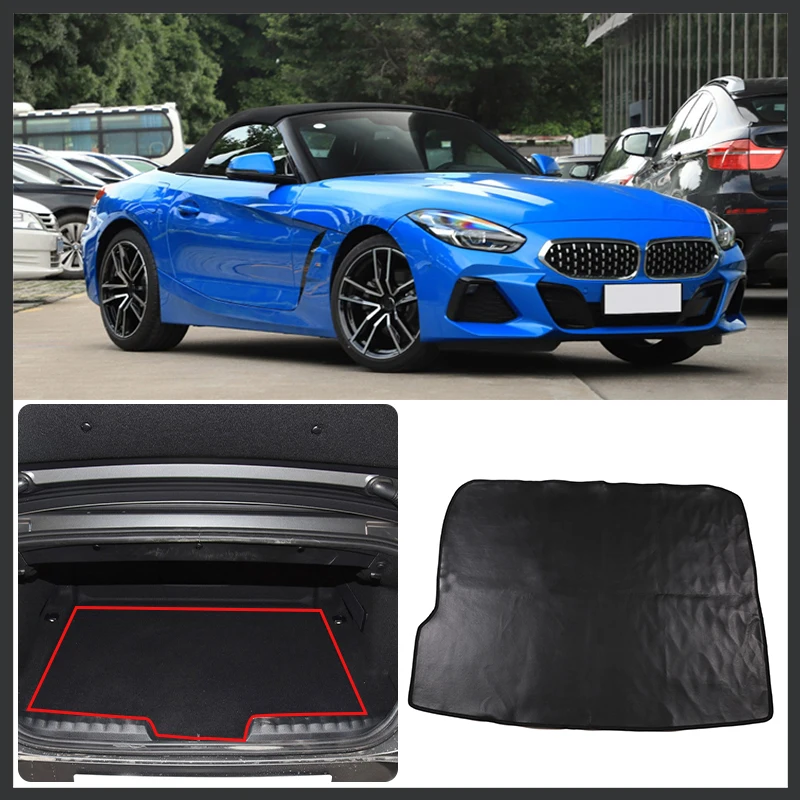 

For 2019-2021 BMW Z4 PVC leather black car trunk protective pad carpet car interior accessories