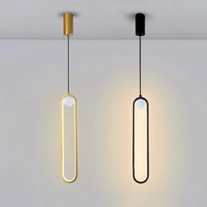 moderno led pingente lampadas de ouro preto para sala de jantar quarto mesa de cabeceira lustre minimalista decoracao iluminacao suspensao design 01