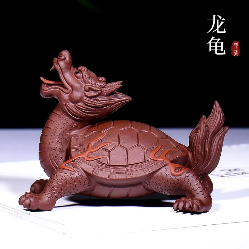 

|purple sand tea by hand pet purple clay sculpture tea ceremony surrounding furnishing articles tea play dragon turtle