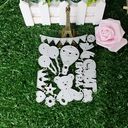 12 sztuk-zestaw dziewczyna dziecko metalu wykrojniki dla majsterkowiczów Scrapbooking do kreatywnej dekoracji wycinarka craft dzieci handmade