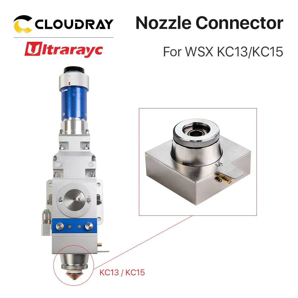 Imagem -06 - Conector do Bocal de Ultrarayc Wsx Que Detecta Peças Conector Cerâmico para a Cabeça de Corte Kc13 Kc15 do Laser da Fibra de Wsx Máquina de Corte do Metal