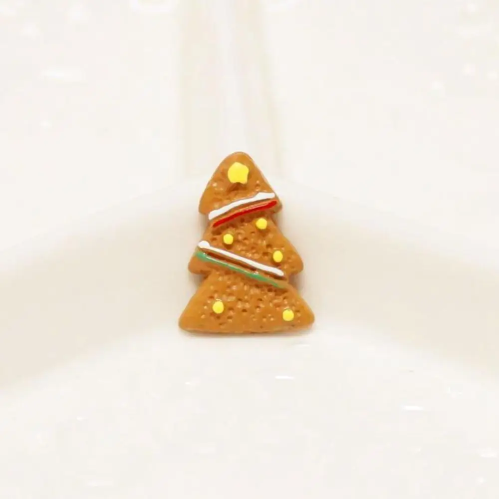 20PCS/Lot Mixed Resin Simulation Gingerbread for Christmas DIY Decoration Accessories