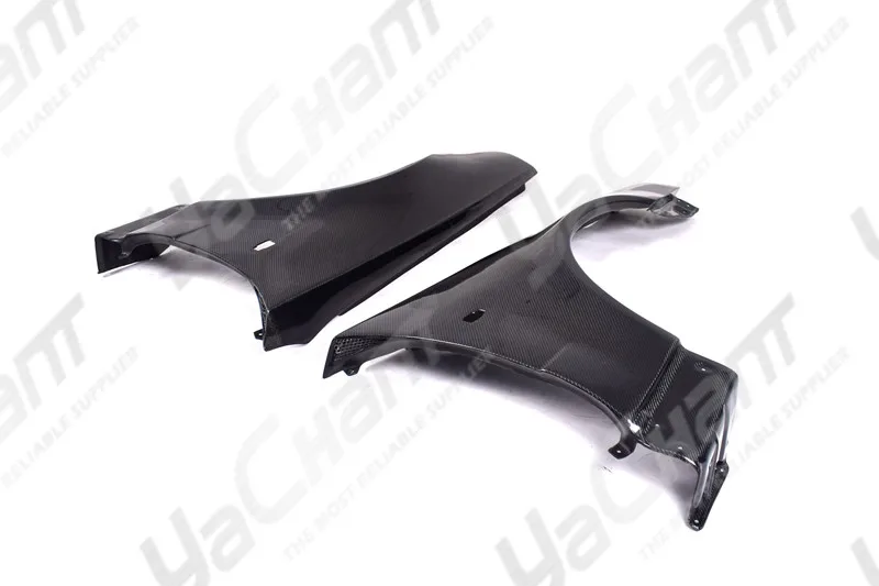 Car Accessories CF Carbon Fiber NI Z-T Style Front Fender Fit For 1999-2002 R34 GTR Front Fender Flare (Fits OEM Side Skirts)