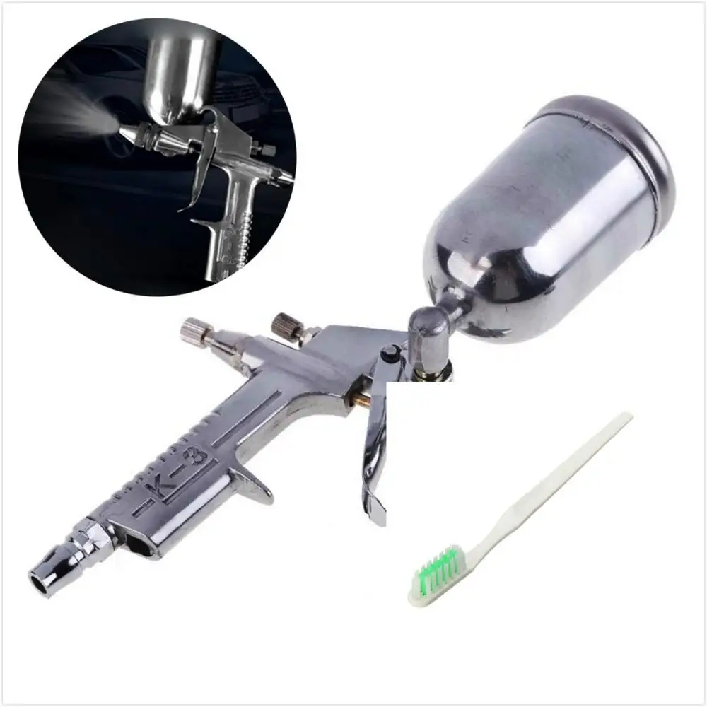 

0.5mm Nozzle Mini Air Paint Spray Gun Sprayer Alloy Air Brush Kit Pro Gravity Feed Compressor Tool