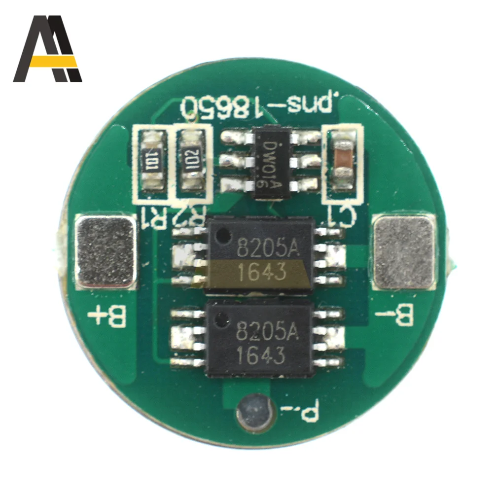 5PCS 1S 4A BMS 18650 battery 4.2V battery protection board 18650 Lithium Charge Discharge Protection Board Dual MOS