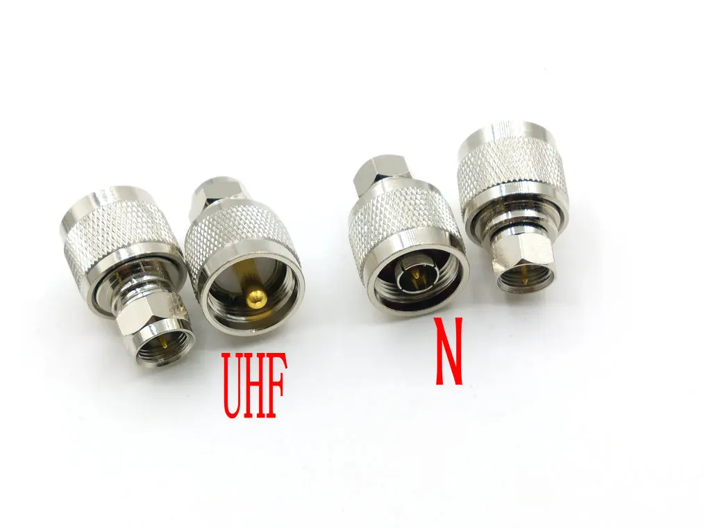 20PCS N/UHF Male Jack to F Type Male RF Radio Coax Adapter