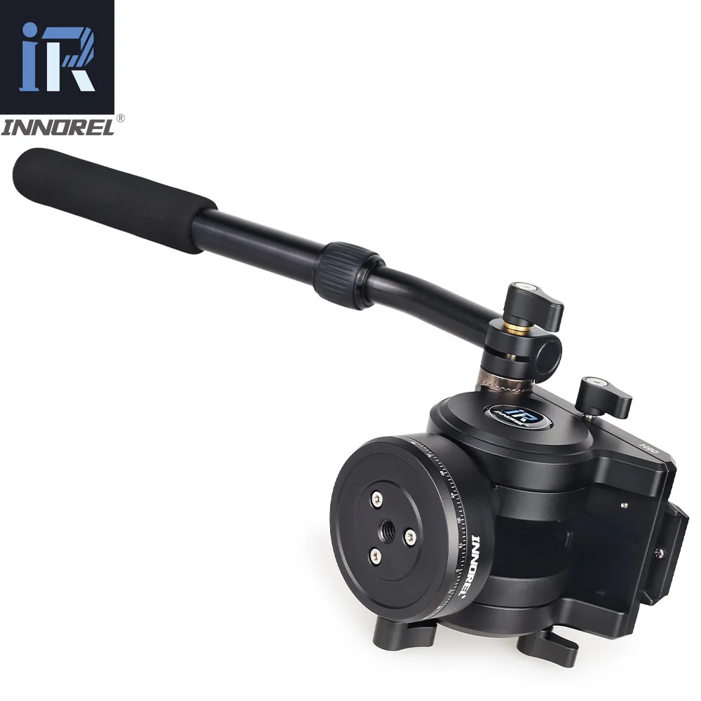 Flagship H90 All CNC Tech Video Fluid Head 15kg load Hydraulic Damping adjustable Monopod Tripod Heads for Manfrotto 501PL
