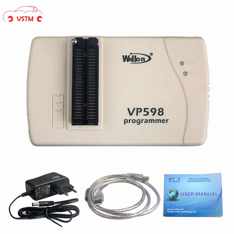 

Wellon VP598 Universal VP 598 Programmer Auto ECU Chip Tunning VP-598 Programmer(upgrade version of VP390/VP-390)