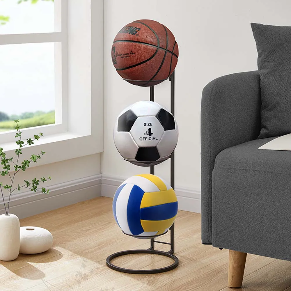 Floor Carbon Steel Basketball Football Storage Racks and Shelves for Livingroom Metal Stand for Volleyball In the Baby Room