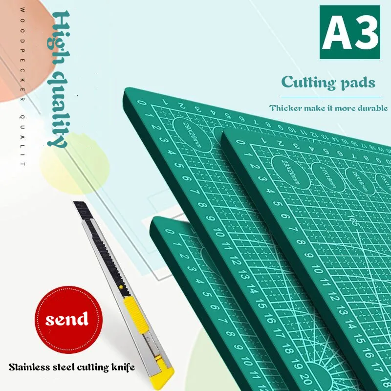 A2a3a4a5 Double-sided Cutting Pad Large Desktop Student Diy Hand Account Art Carving Knife Cutting Paper Rubber Seal Carving Pad