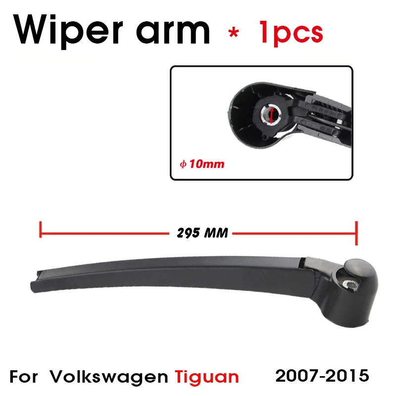 Escobilla aparaparaparabrisas trasero de coche, limpiaparabrisas, accesorios para Volkswagen VW Tiguan Hatchback, 350mm, 2007-2015