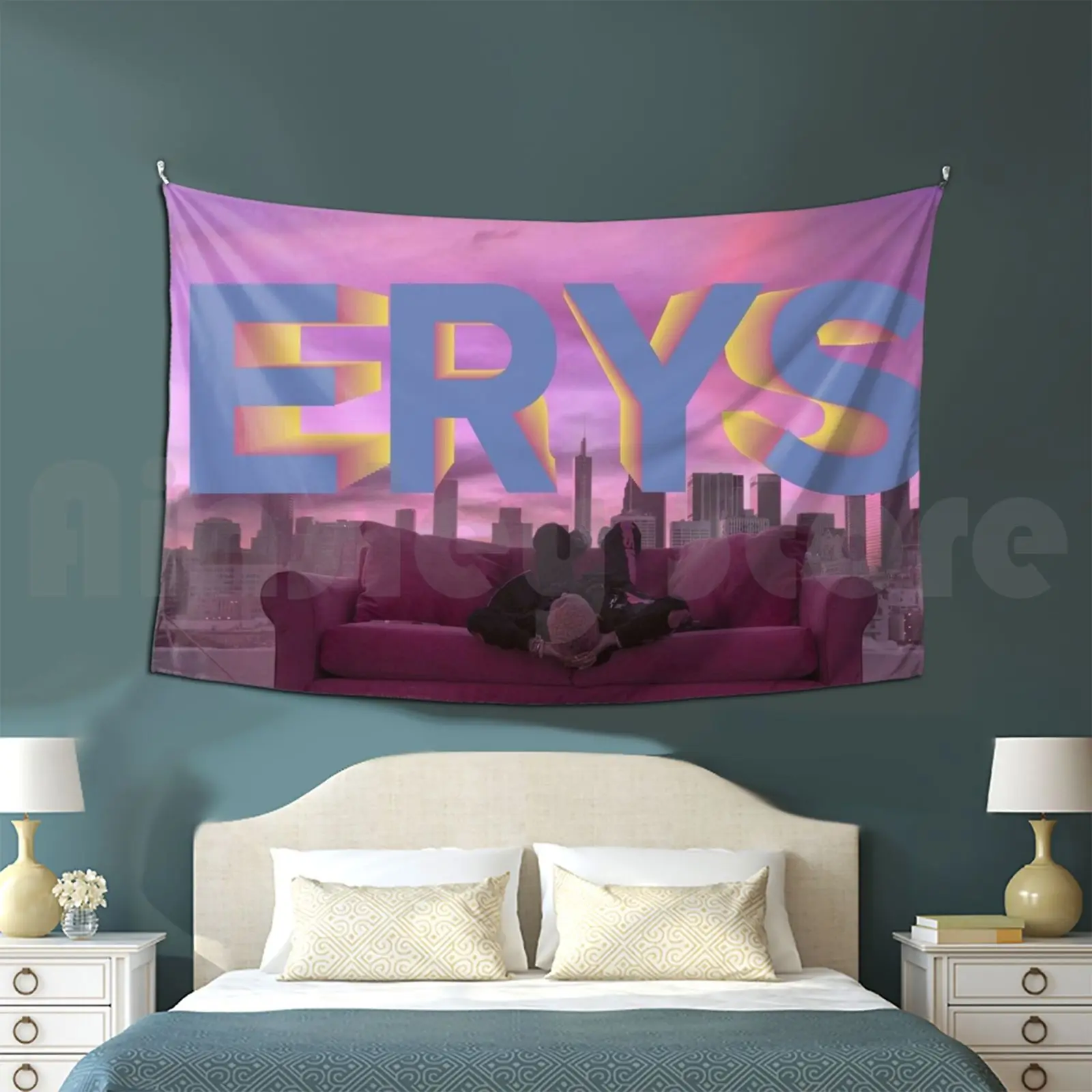 Jaden Smith Erys Album Cover Customized Tapestry Jaden Erys Icon Ghost Syre Sunset Tapes Way Up