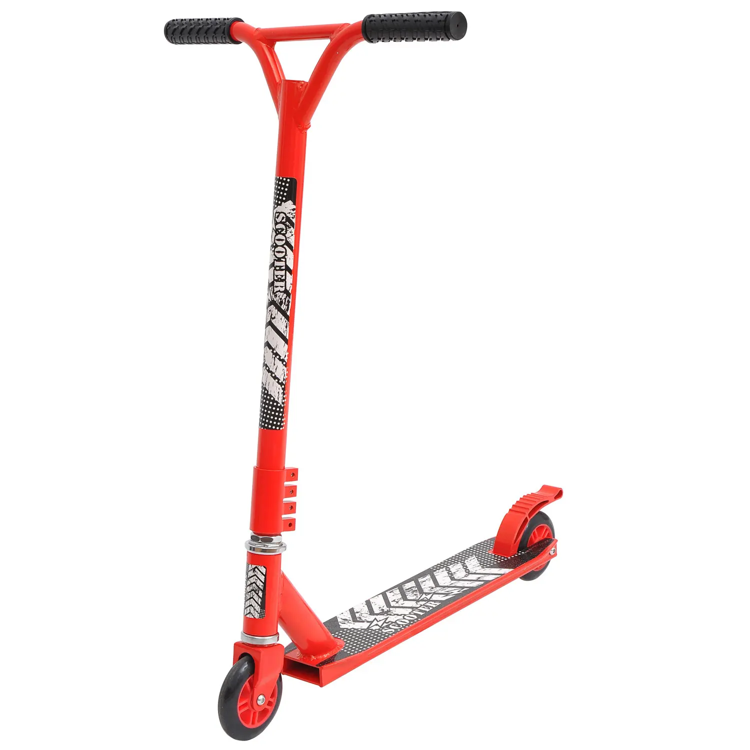 HOMCOM Stunt Scooter Kick Trick Freestyle Scooter Stunt Scooter classic Scooter load 100kg 68.5x45x78.5cm