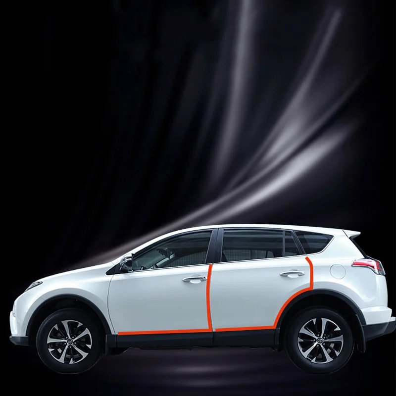 Car Stickers Door Sill Strip Bumper Sticker Car Protect Sticker Nano Tape Vinyl Accessories Car Trunk Auto Door Sill Full Body