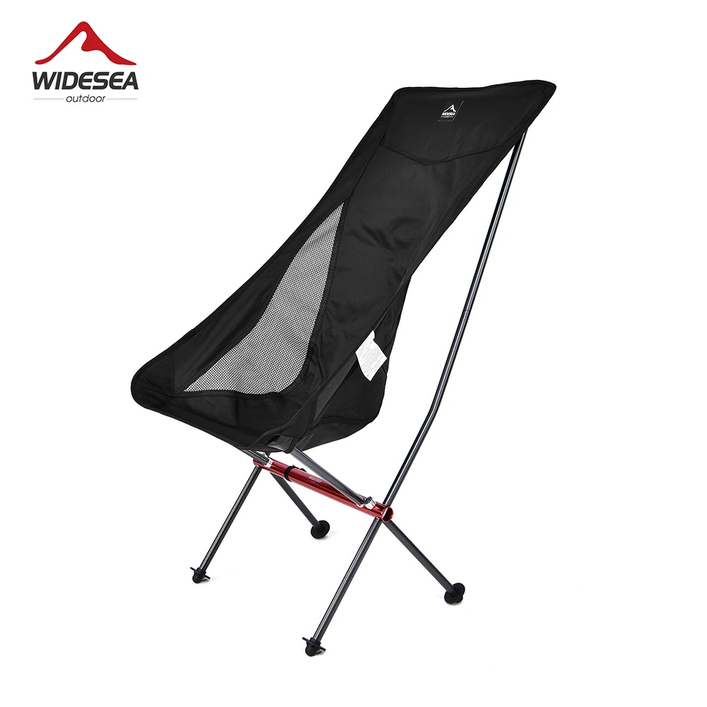 Widesea Camping Vissen Klapstoel Toeristische Strand Chaise Longue Stoel voor Ontspannen Opvouwbare Vrije tijd Reizen Meubilair Picknick