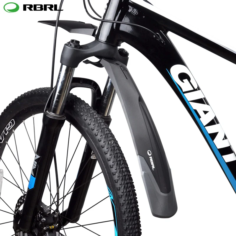 Rbrl conjunto de guarda-lamas de bicicleta mountain bike ciclismo fender ajustável mtb ampliar alongar TPE patente liberação rápida e-bike protetor