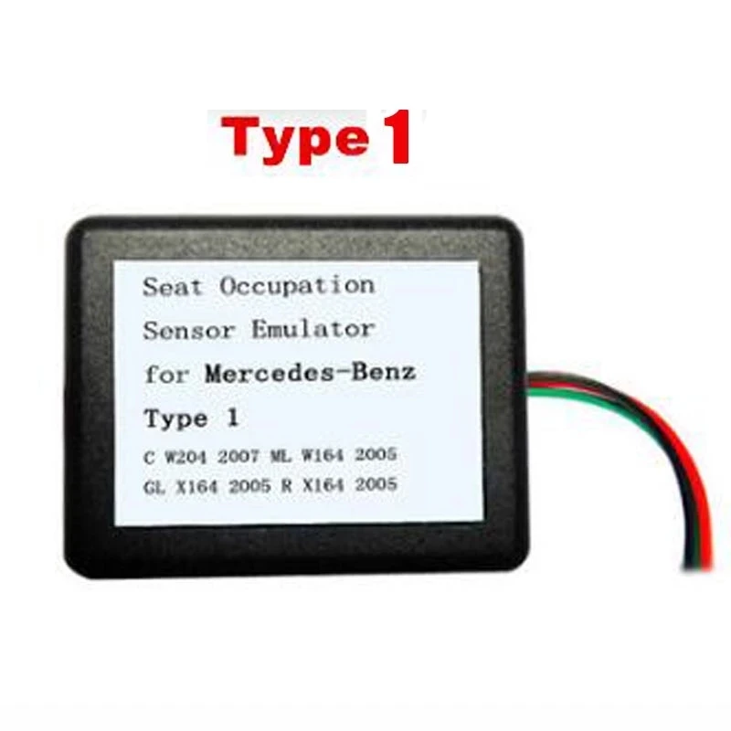 MB Type 1 Type 2 Type 3 Type 4 Type 6 Optional for W204 W211 W104 W230 X164 W171 Seat Occupancy Occupation Sensor SRS Emulator