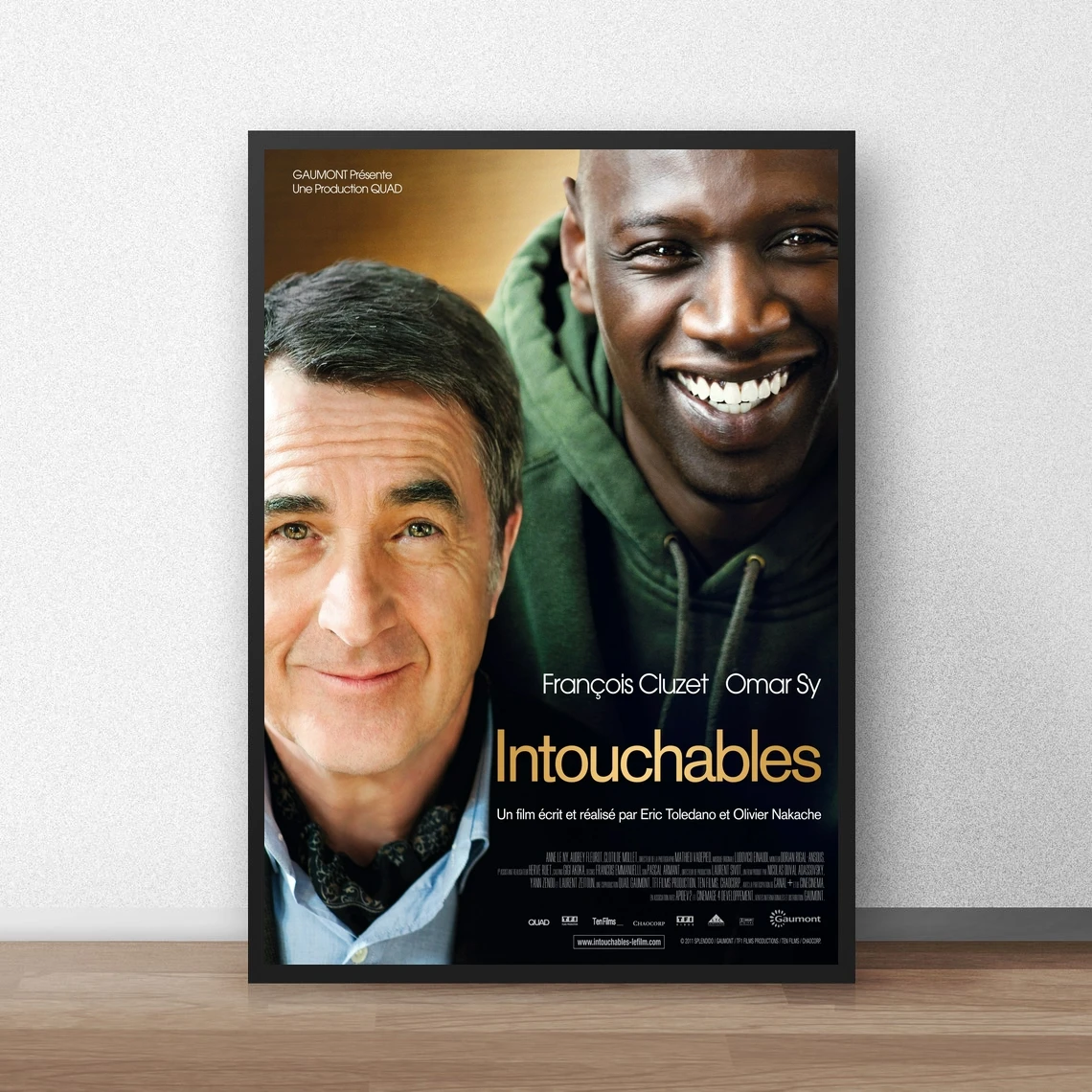 Póster de película clásica The Intouchables, lienzo impreso, decoración del hogar, pintura de pared (sin marco)