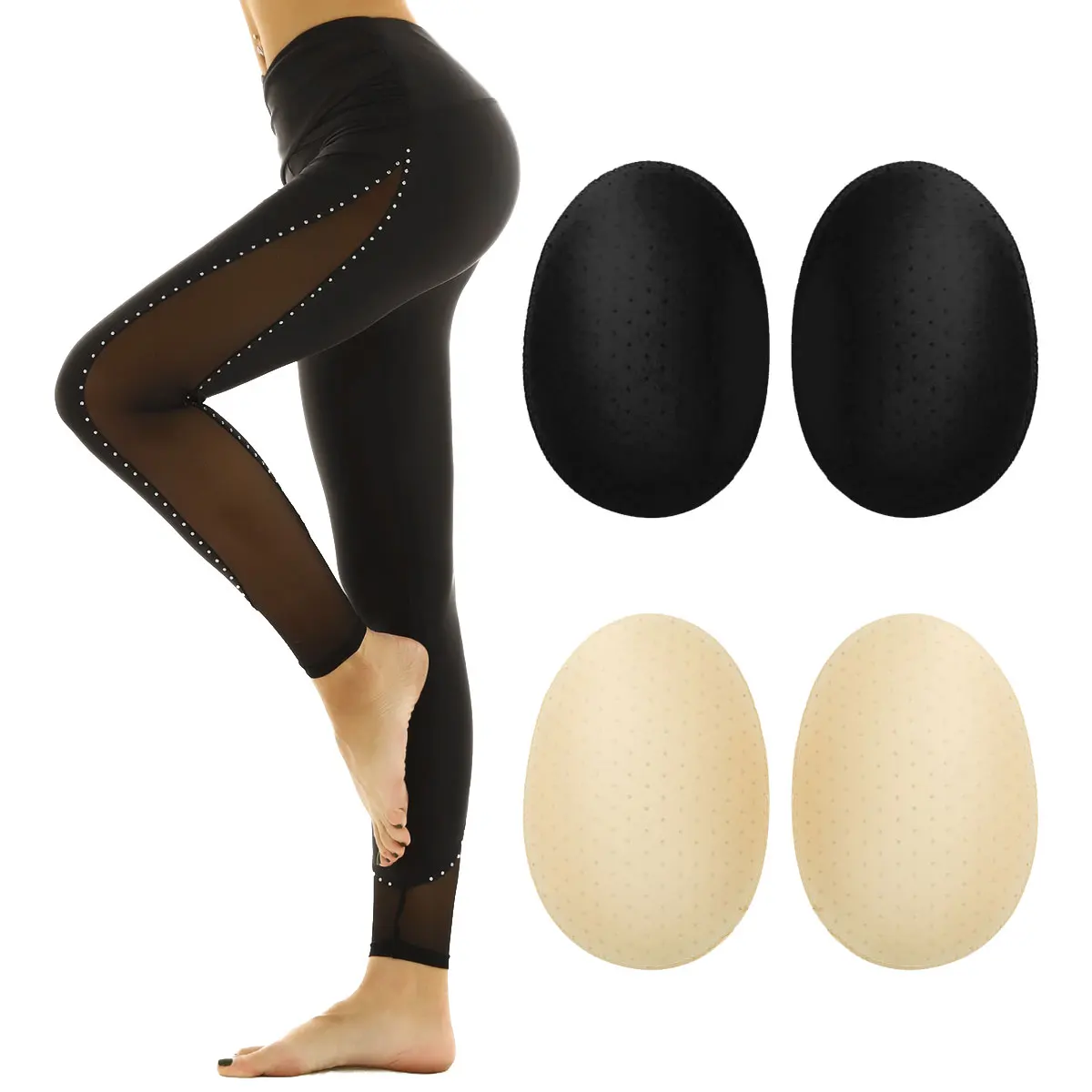 Butt Hip Lifter Pads Removable Enhancing Foam Mat Breathable Holes Contour Shaper Thick Cushion Buttock Push Up Padded Enhancer